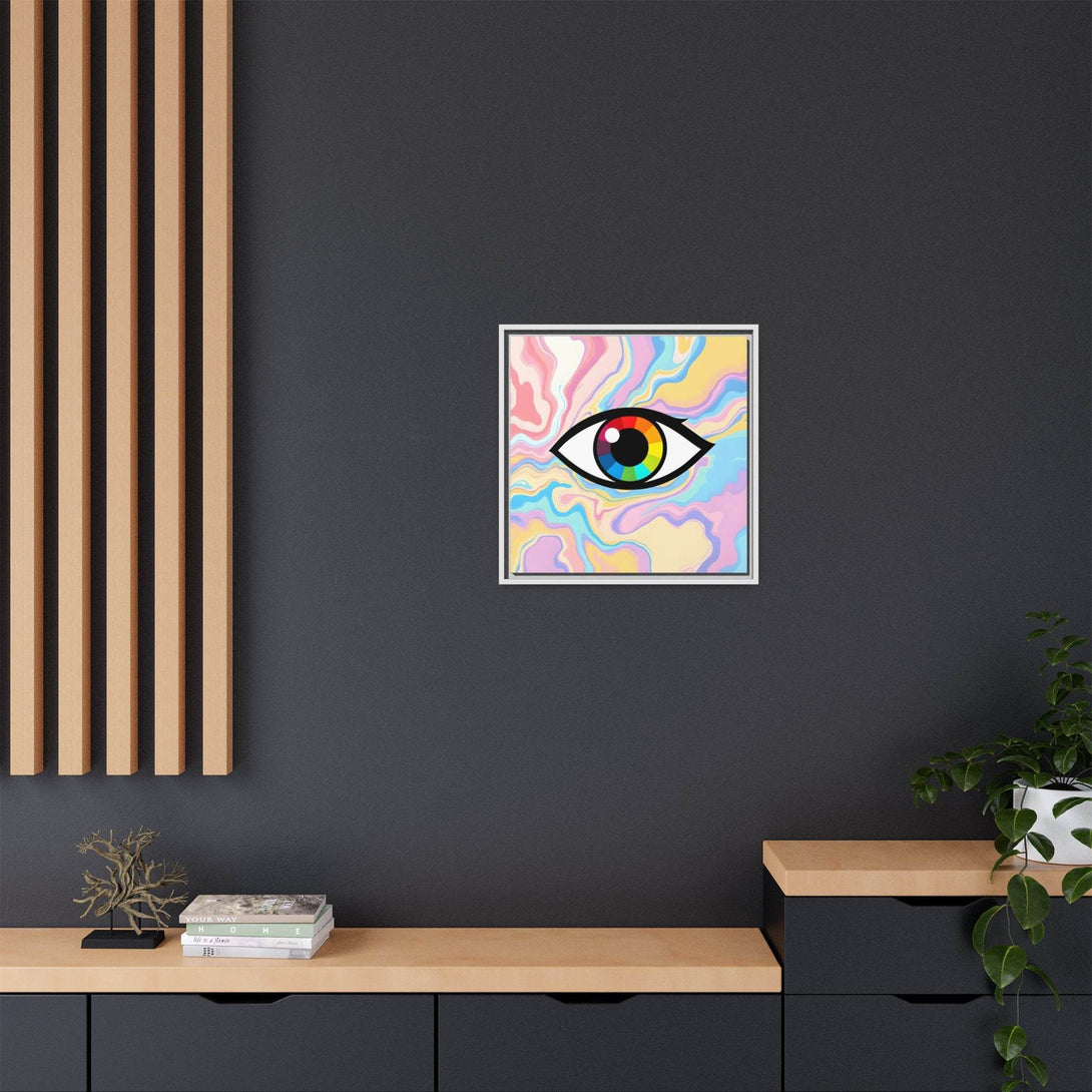 PsEyeFlow #30 - Spectrum Vision (Matte Canvas, Framed (Multi-color)) - Highdellic