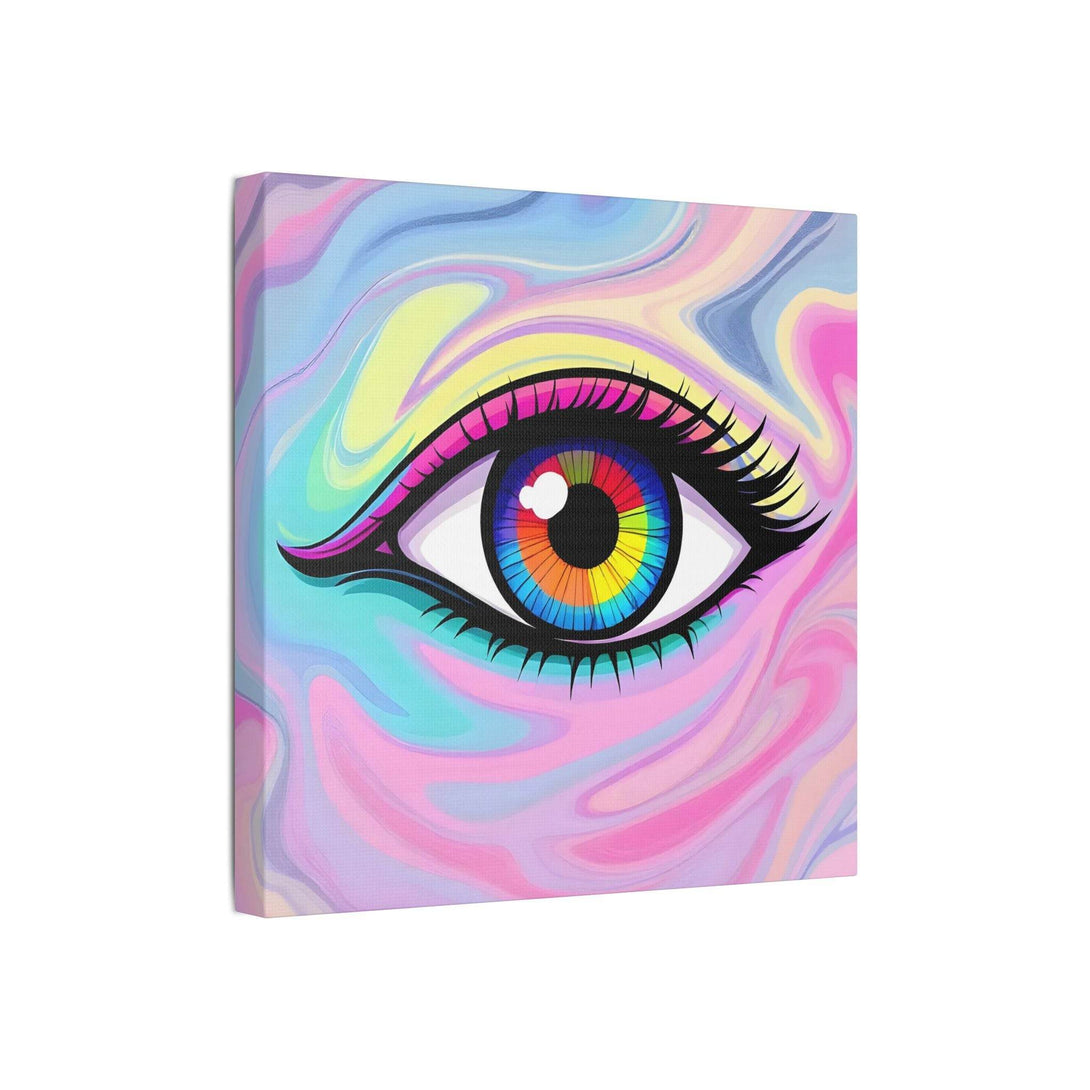 PsEyeFlow #8 - Radiant Vision. (Satin Canvas, Stretched) - Highdellic