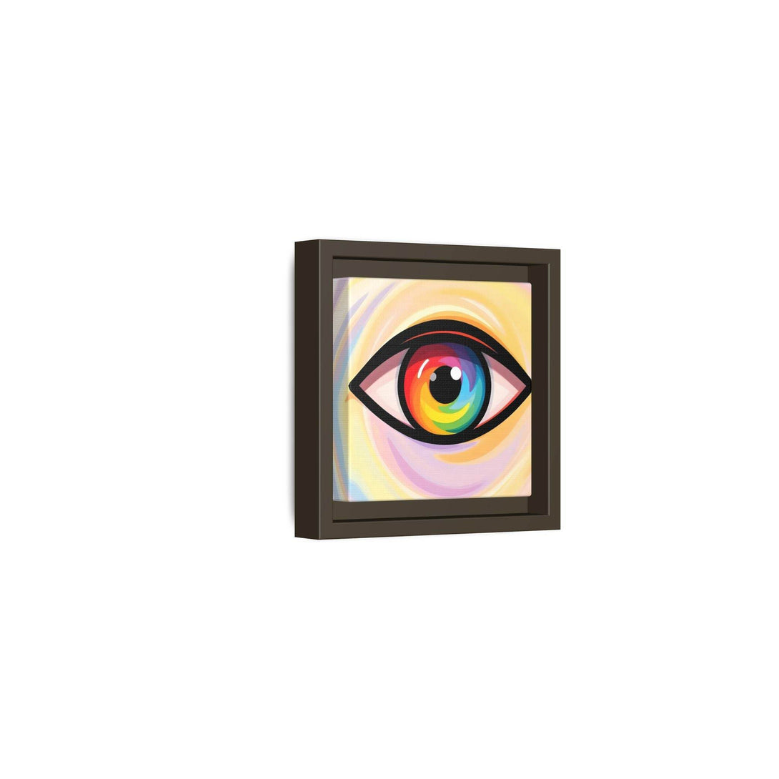 PsEyeFlow #18 - Ethereal Visionb. ( Colorful Framed Matte Canvas Decor ) - Highdellic