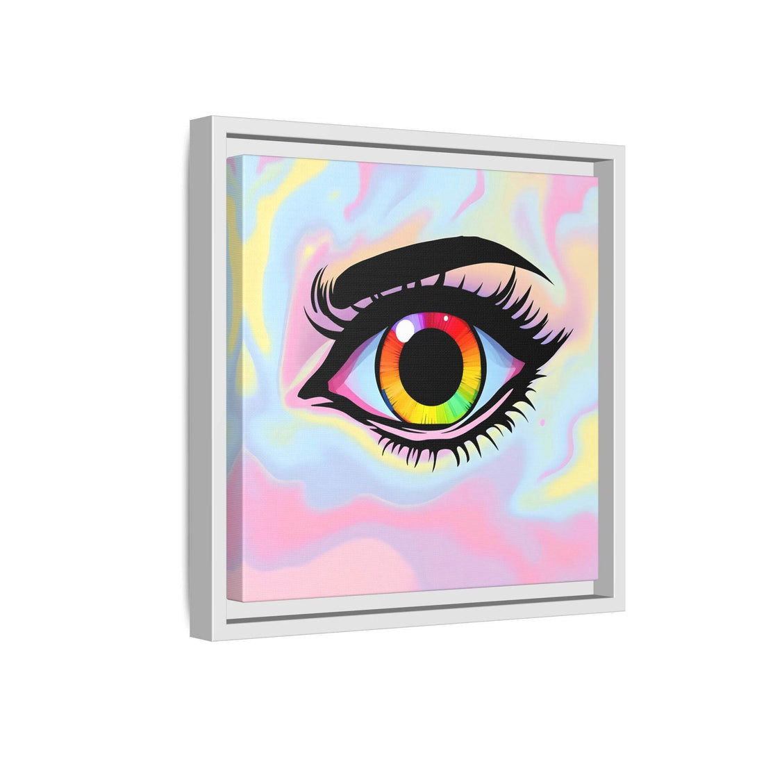 PsEyeFlow #35 - Spectrum Sentinel on Framed Matte Canvas (multi colour) - Highdellic