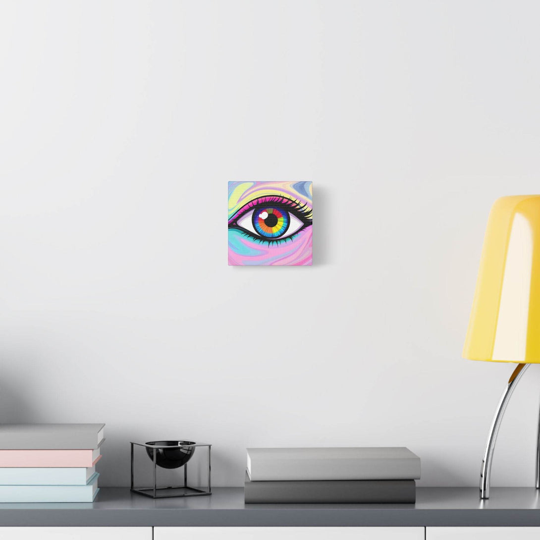 PsEyeFlow #8 - Radiant Vision. (Satin Canvas, Stretched) - Highdellic