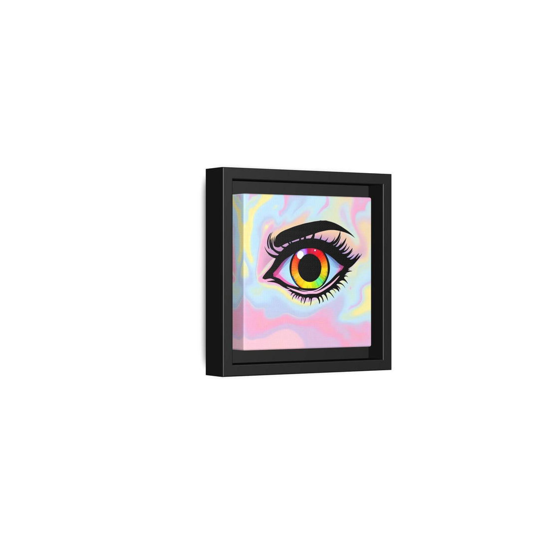 PsEyeFlow #35 - Spectrum Sentinel on Framed Matte Canvas (multi colour) - Highdellic