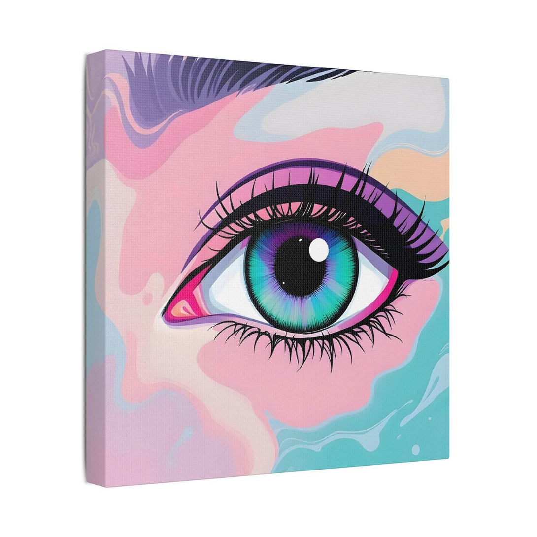 PsEyeFlow #2 – Lucid Gaze. (Satin Canvas, Stretched) - Highdellic