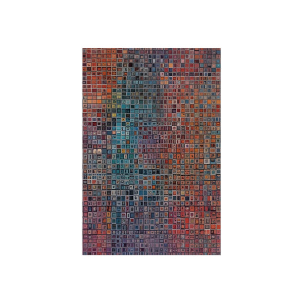 PsEyeCode #2c - Encrypted Echo on Vertical (2:3) Fine Art Poster - Highdellic