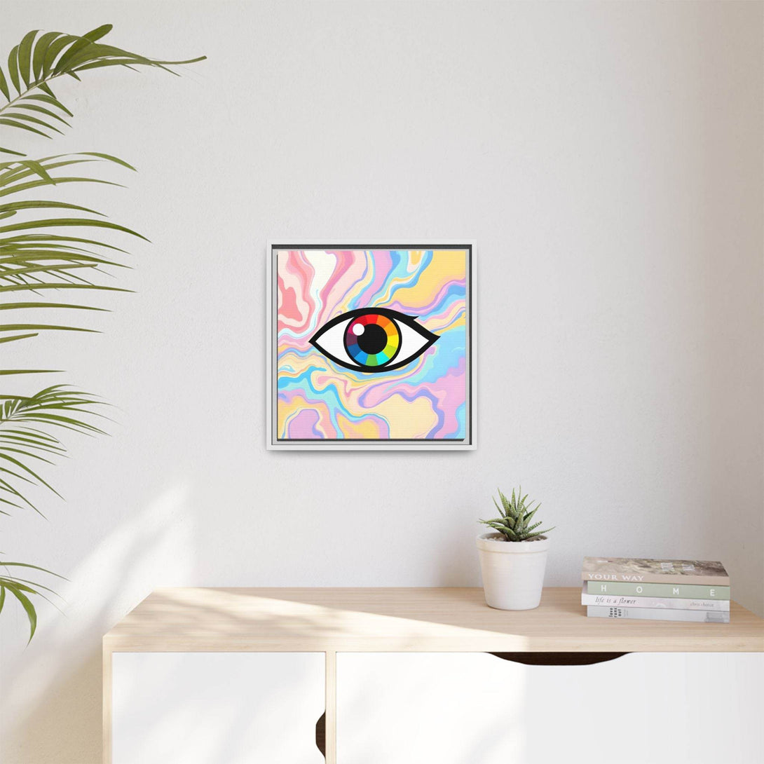 PsEyeFlow #30 - Spectrum Vision (Matte Canvas, Framed (Multi-color)) - Highdellic