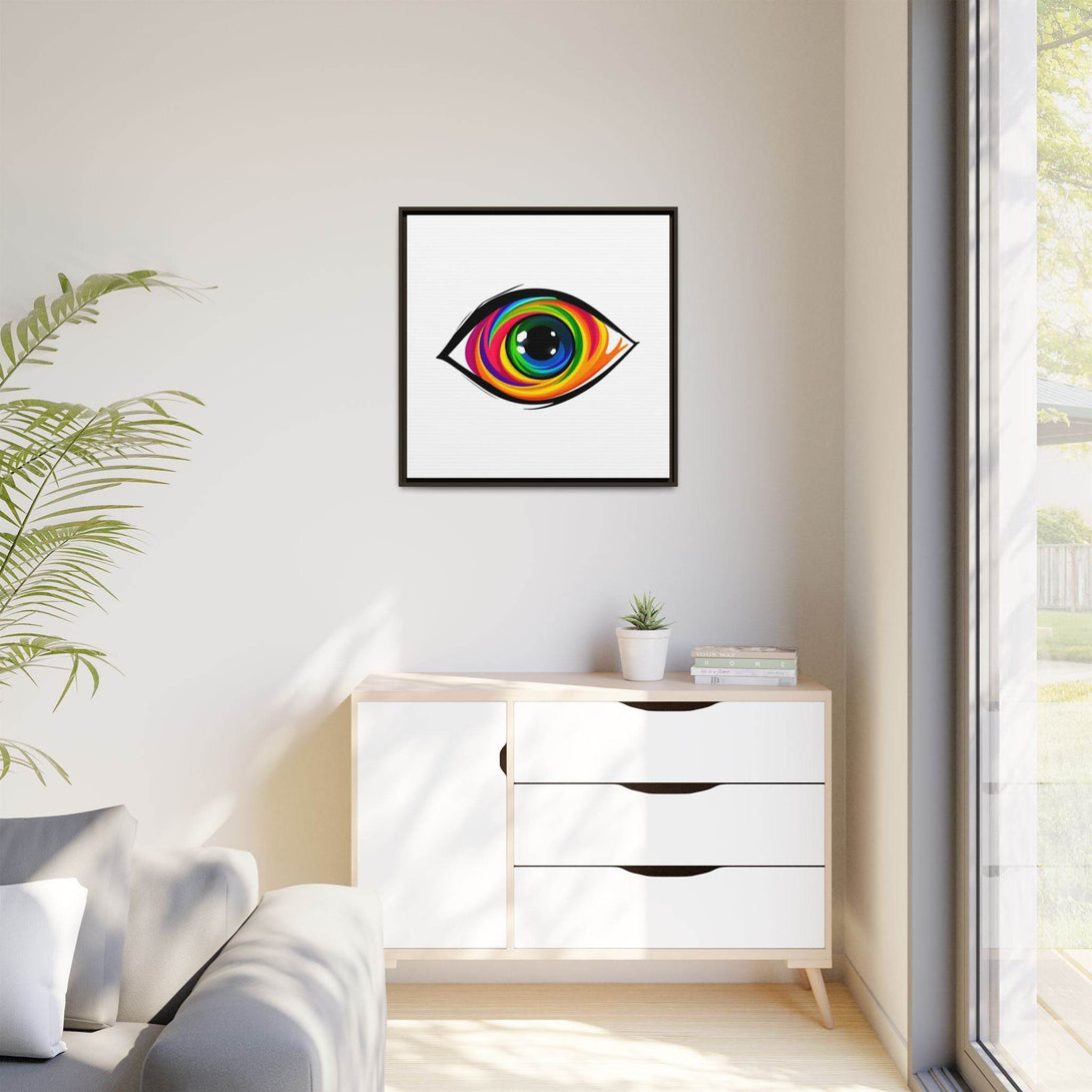 PsEyeGo 1 – Vortex Vision on Framed Matte Canvas (Multi-color) - Highdellic