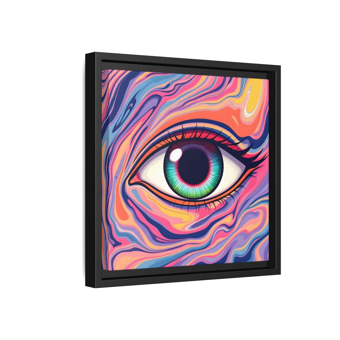 PsEyeFlow #26 - Vivid Echo - (Matte Canvas, Framed (Multi-color)) - Highdellic