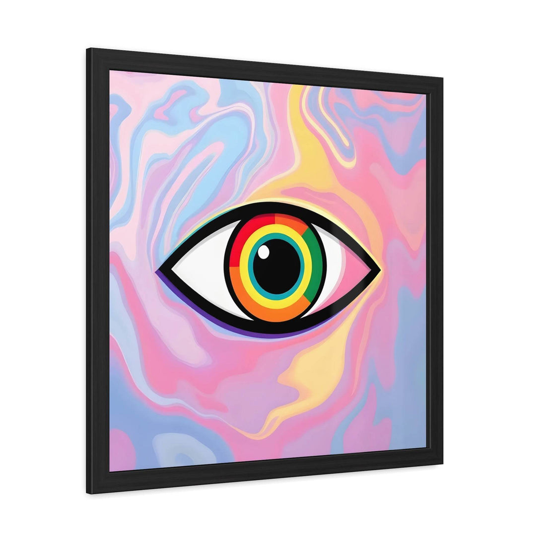 PsEyeFlow #6 - Vortex Vision. ( wood Framed semi-gloss coated paper ) - Highdellic