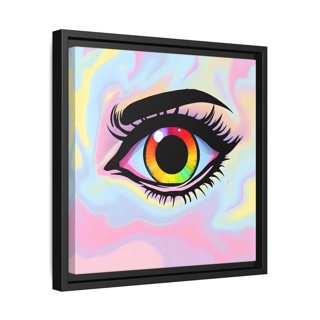 PsEyeFlow #35 - Spectrum Sentinel on Framed Matte Canvas (multi colour) - Highdellic