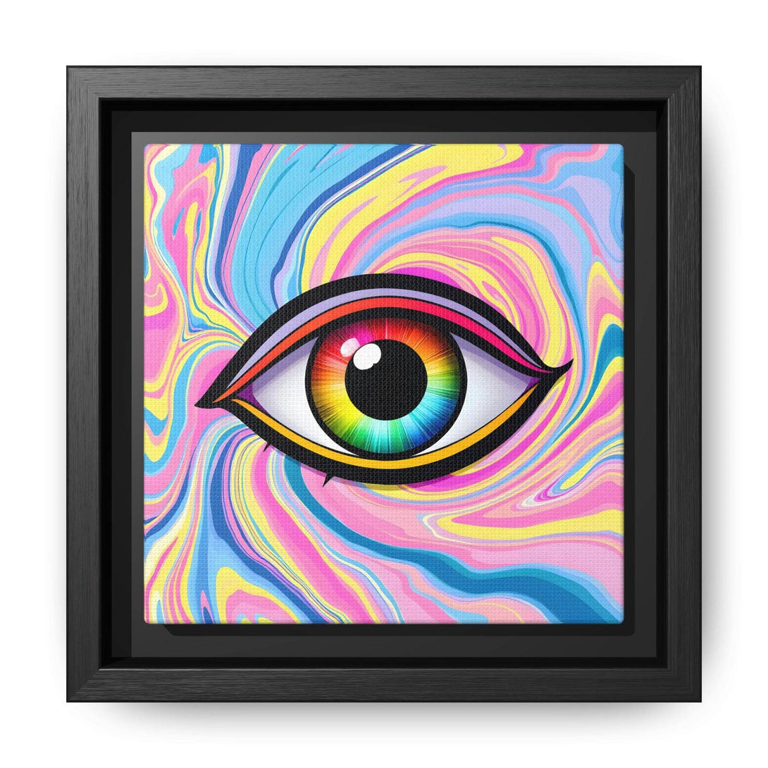 PsEyeFlow #31 - The Kaleidosoul on Framed Matte Canvas - Highdellic