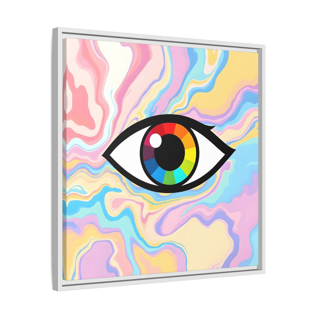 PsEyeFlow #30 - Spectrum Vision (Matte Canvas, Framed (Multi-color)) - Highdellic