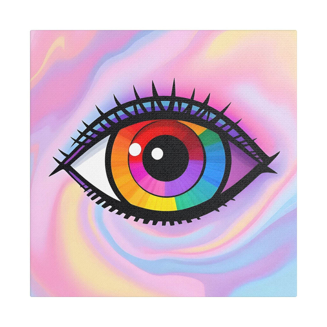 PsEyeFlow #11 - Spectrum Awakening. (Satin Canvas, Stretched) - Highdellic