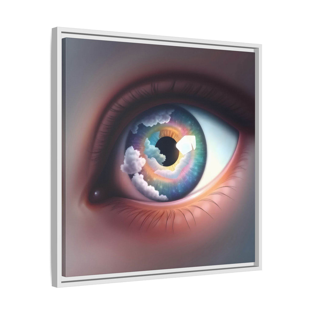 PsEyeDream #2 - Celestial Vision on Framed Matte Canvas - Highdellic