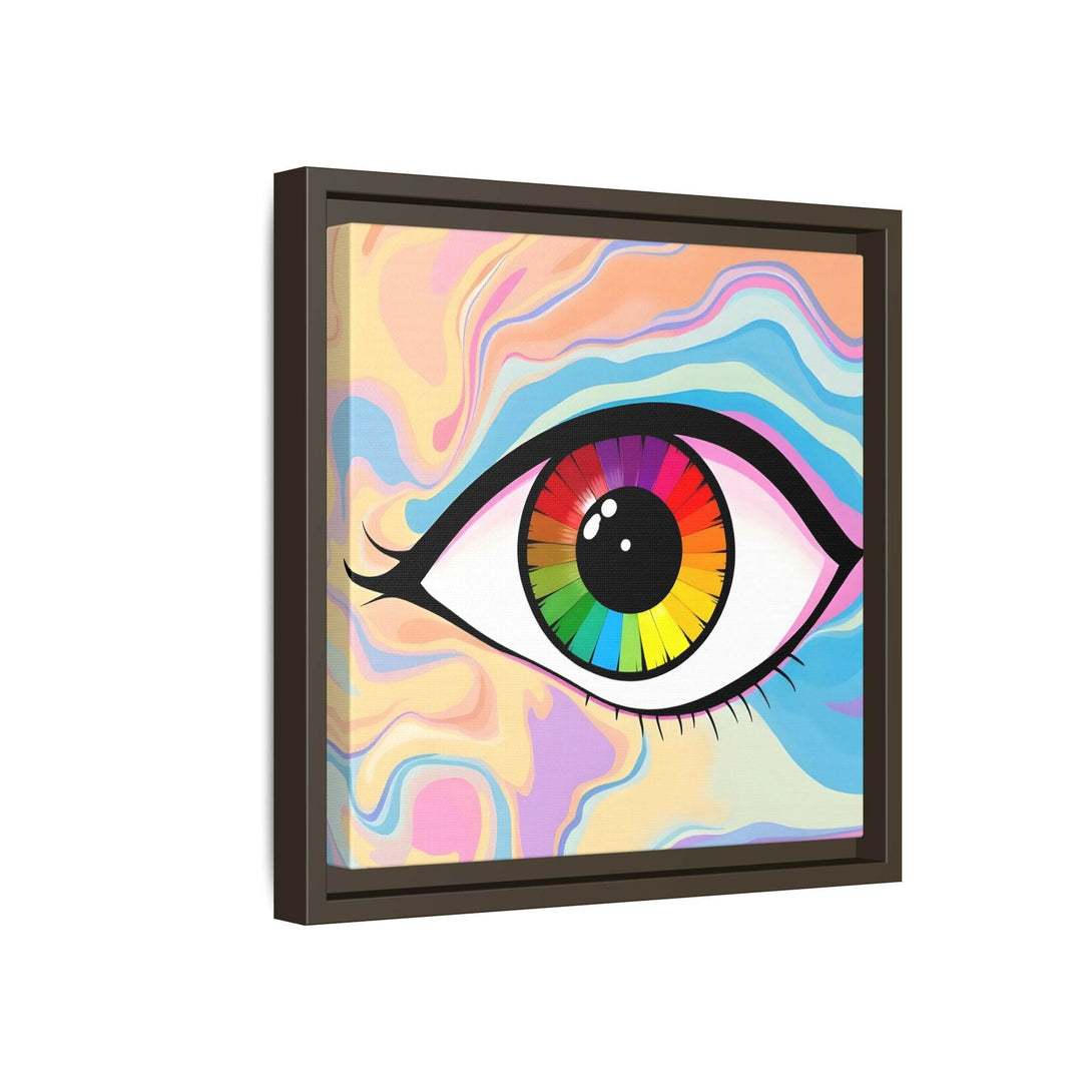 PsEyeFlow #1 – Prism Vision. (Matte Canvas, Framed, Multi-color) - Highdellic