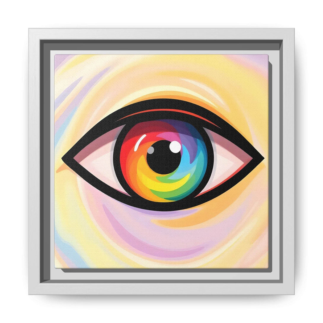 PsEyeFlow #18 - Ethereal Visionb. ( Colorful Framed Matte Canvas Decor ) - Highdellic