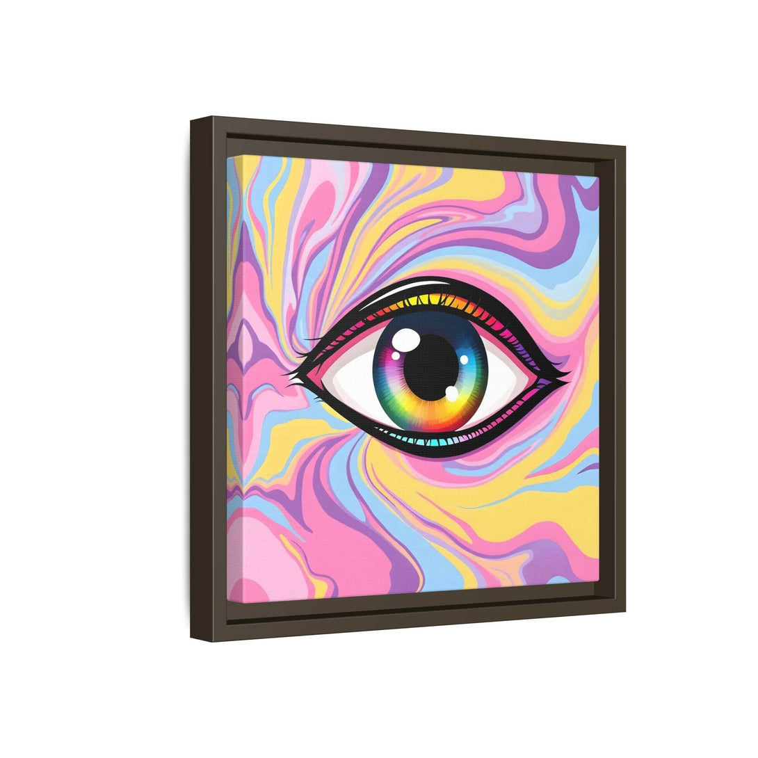 PsEyeFlow #29 - Spectrum Gaze.b (Matte Canvas, Framed (Multi-color)) - Highdellic