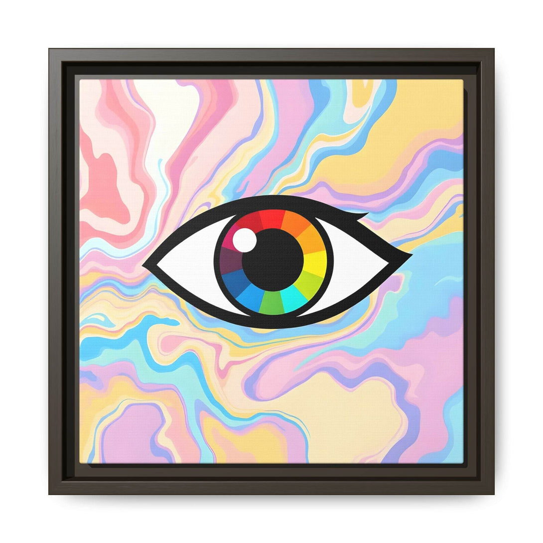 PsEyeFlow #30 - Spectrum Vision (Matte Canvas, Framed (Multi-color)) - Highdellic
