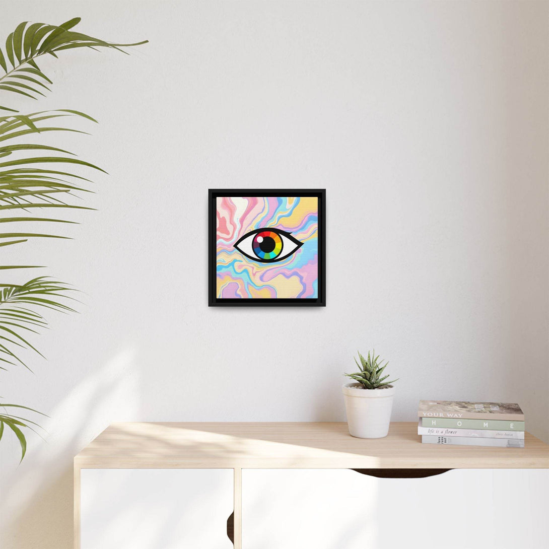 PsEyeFlow #30 - Spectrum Vision (Matte Canvas, Framed (Multi-color)) - Highdellic