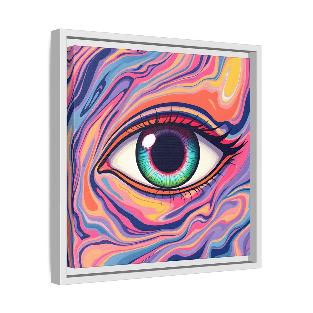 PsEyeFlow #26 - Vivid Echo - (Matte Canvas, Framed (Multi-color)) - Highdellic