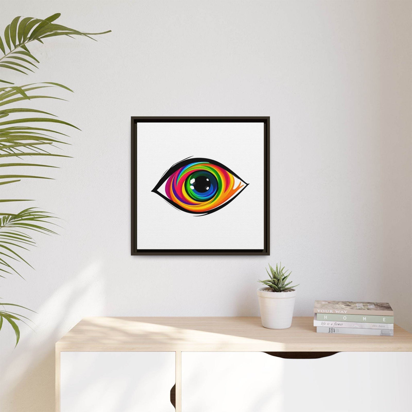 PsEyeGo 1 – Vortex Vision on Framed Matte Canvas (Multi-color) - Highdellic