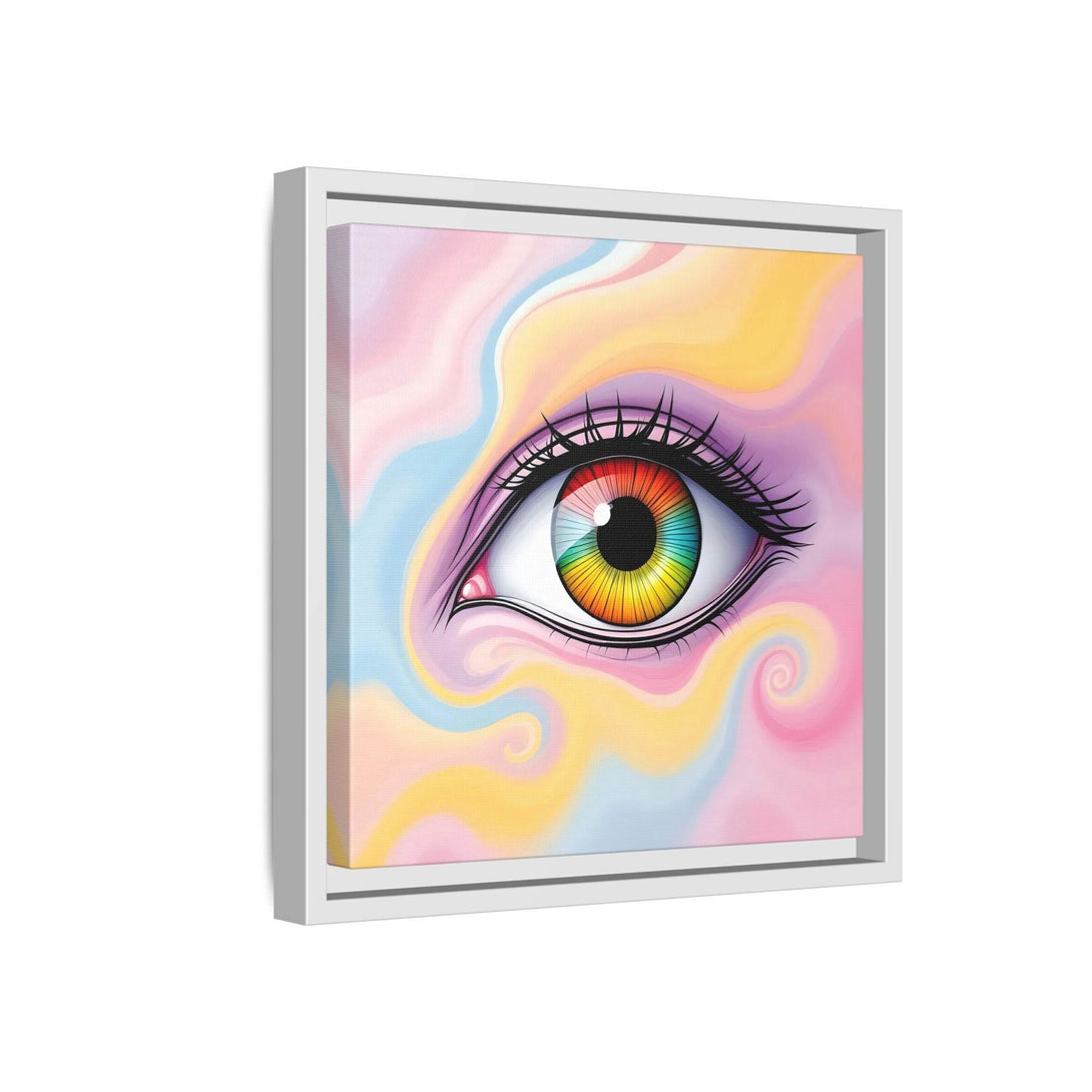 PsEyeFlow #36 – The Whispering Spiral on Framed Matte Canvas - Highdellic