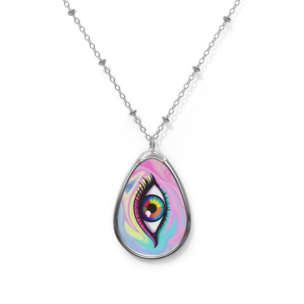 Flow #8 - Radiant Vision (Oval Necklace)