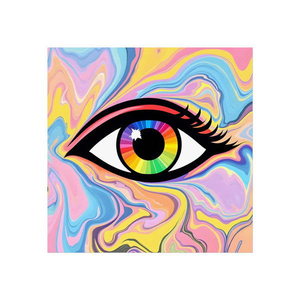 PsEyeFlow #16 - Spectrum Pulse (Fine Art Poster)