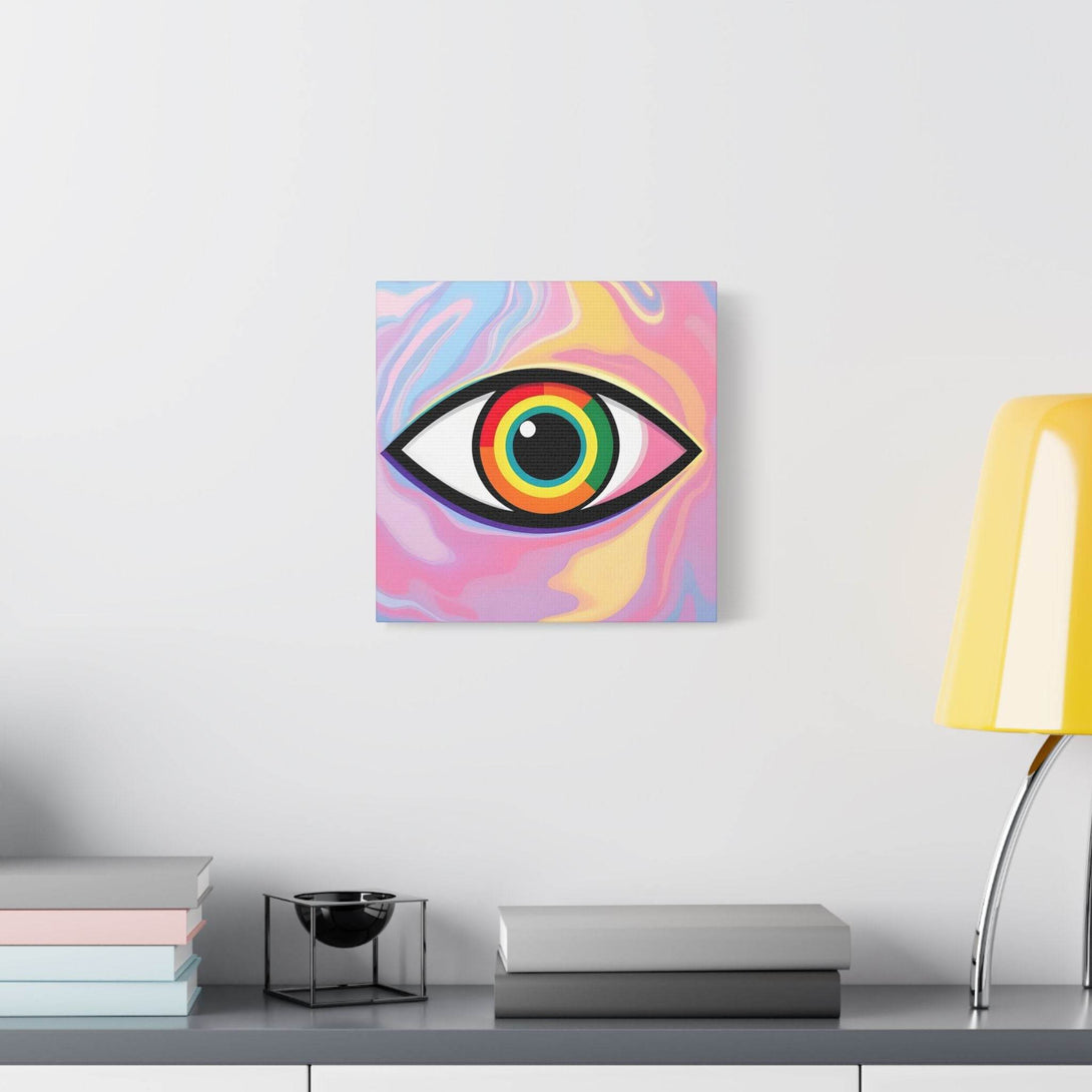 PsEyeFlow #6 - Vortex Vision. (Satin Canvas, Stretched) - Highdellic