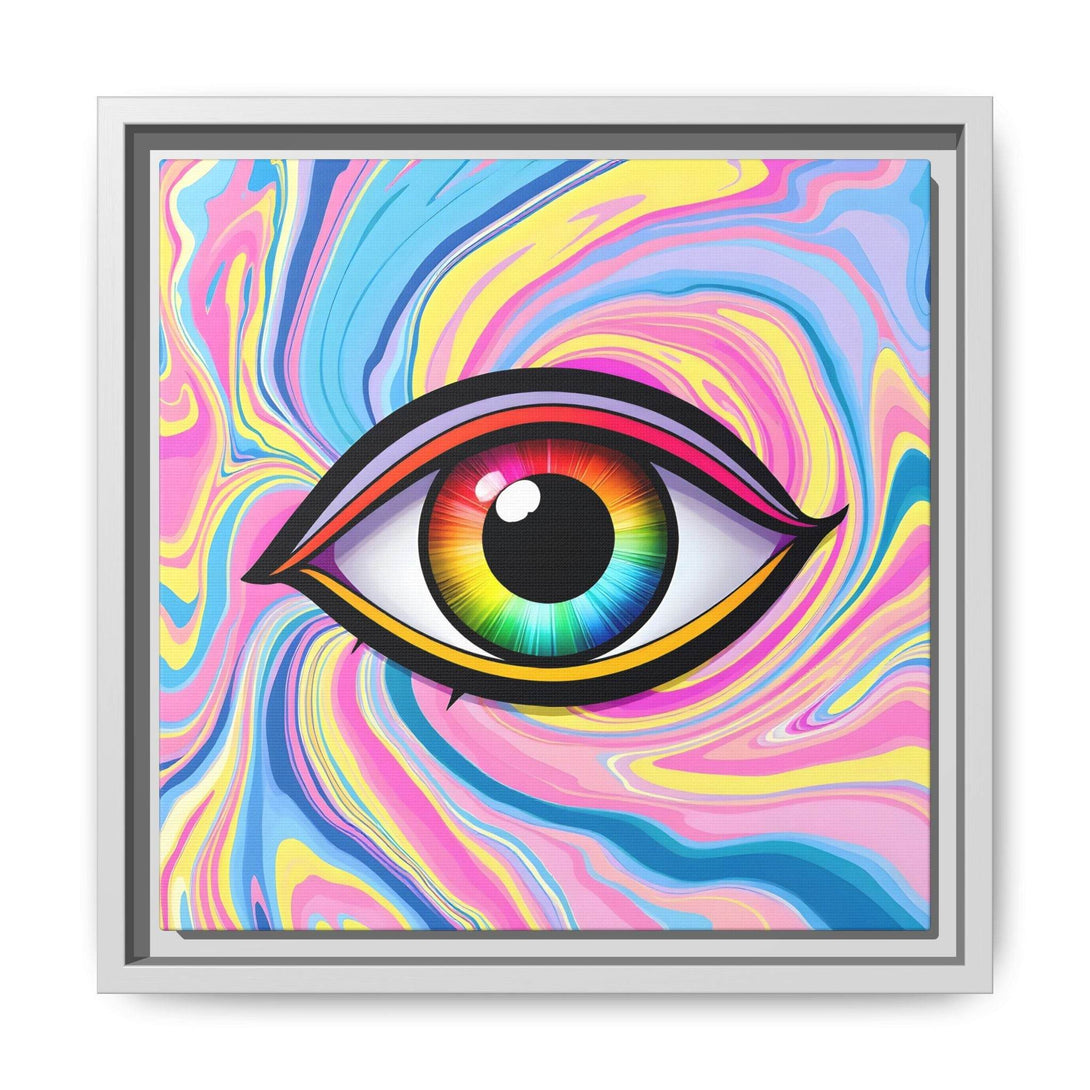 PsEyeFlow #31 - The Kaleidosoul on Framed Matte Canvas - Highdellic
