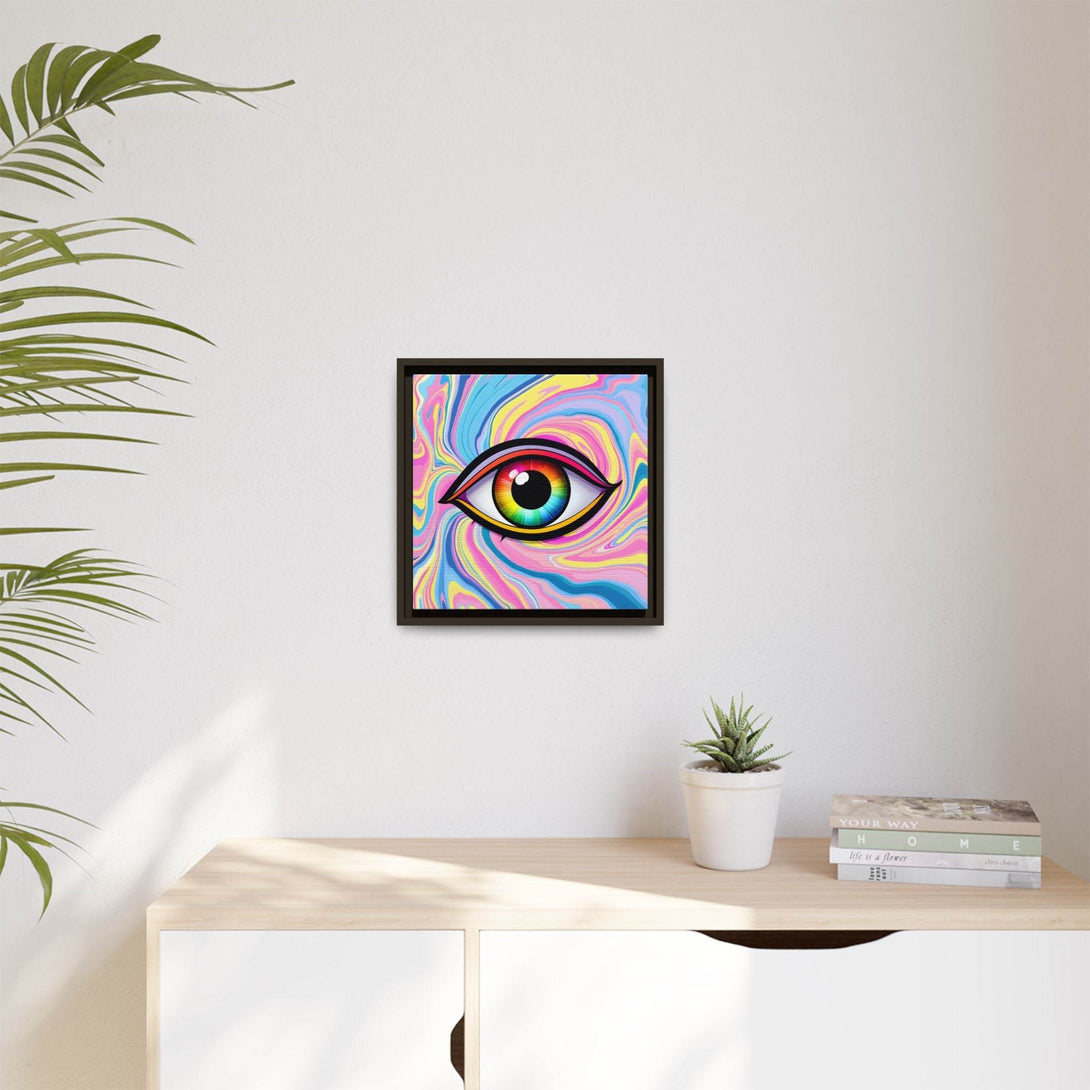 PsEyeFlow #31 - The Kaleidosoul on Framed Matte Canvas - Highdellic