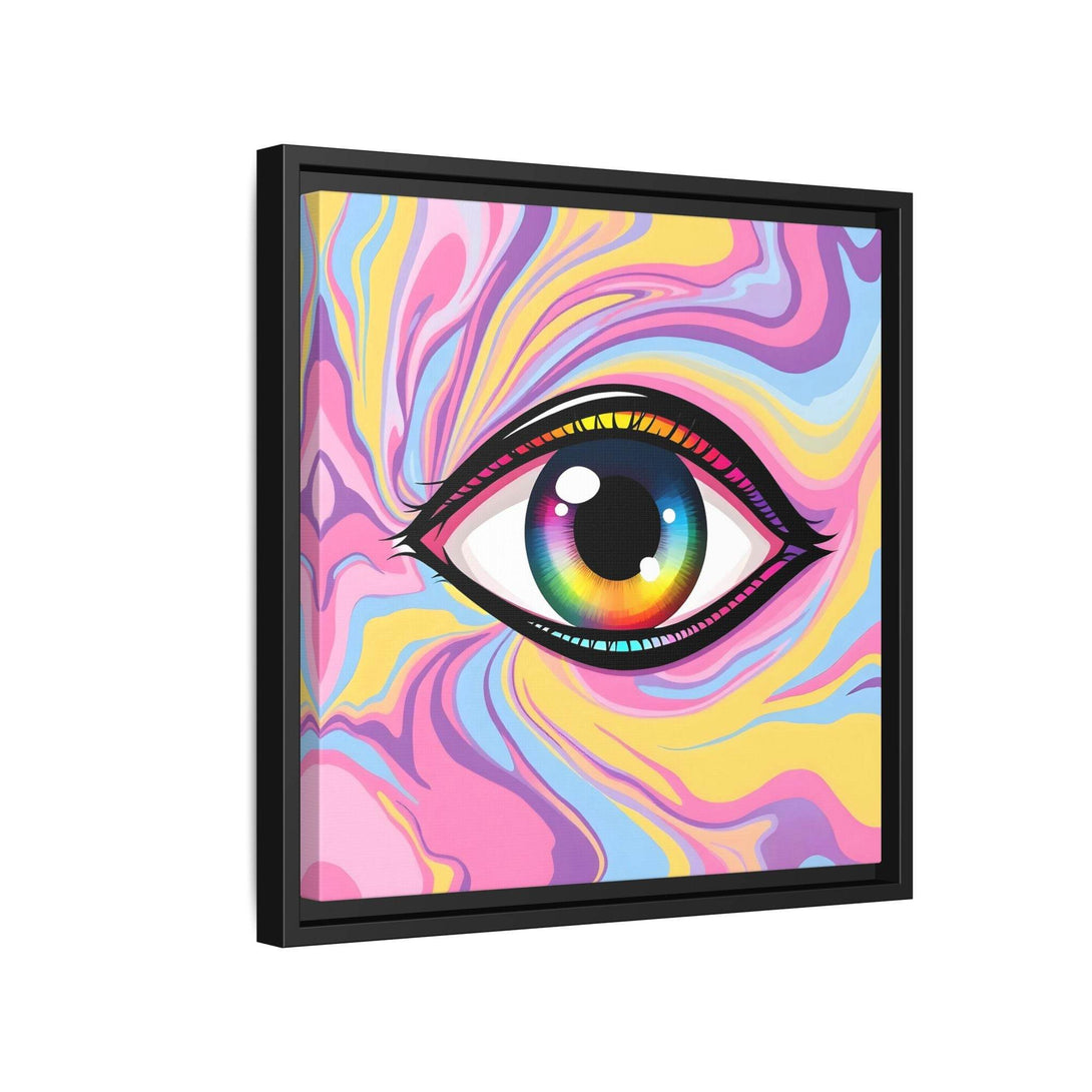 PsEyeFlow #29 - Spectrum Gaze.b (Matte Canvas, Framed (Multi-color)) - Highdellic
