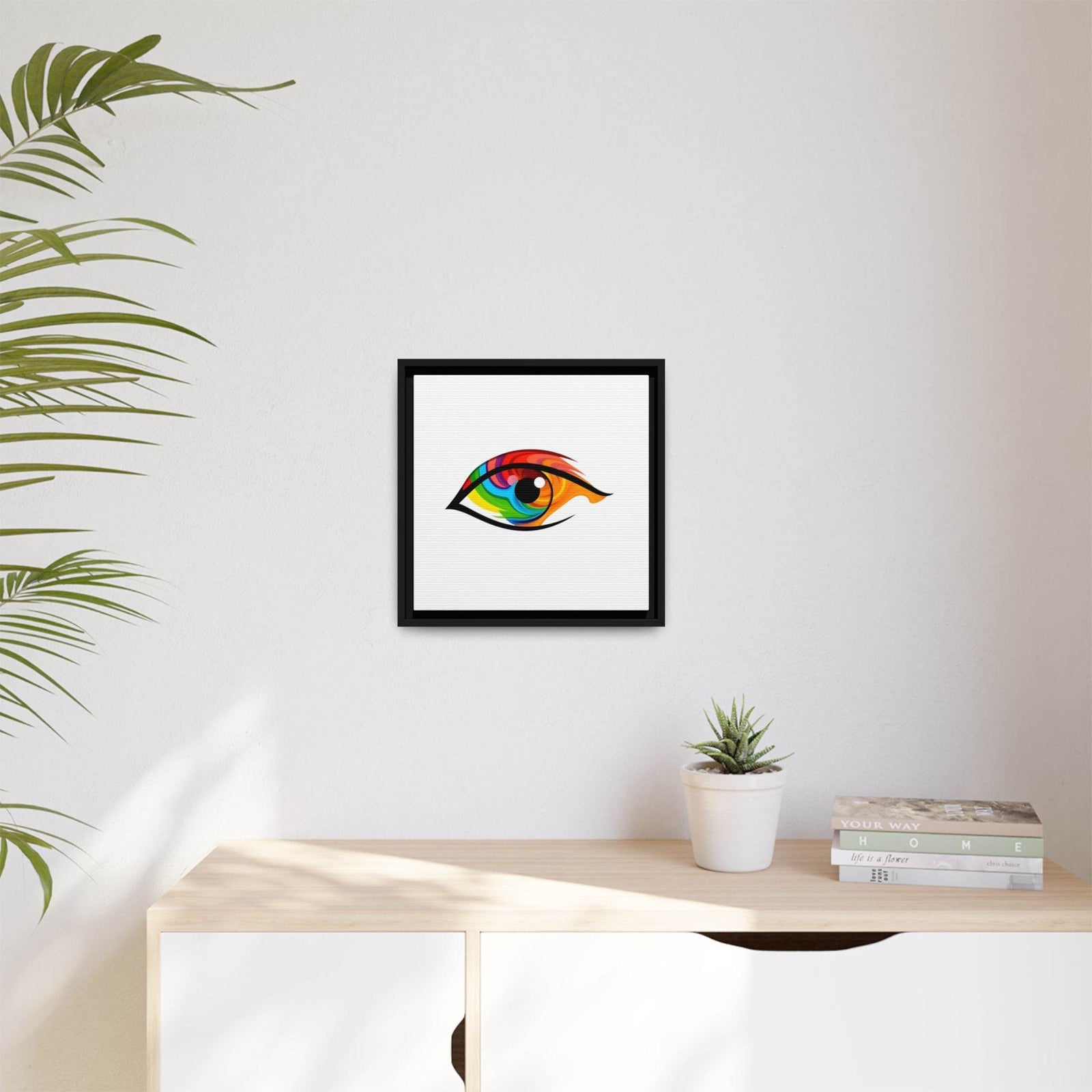 PsEyeGo 2 – Prism Gaze Vision on Framed Matte Canvas (Multi-color) - Highdellic