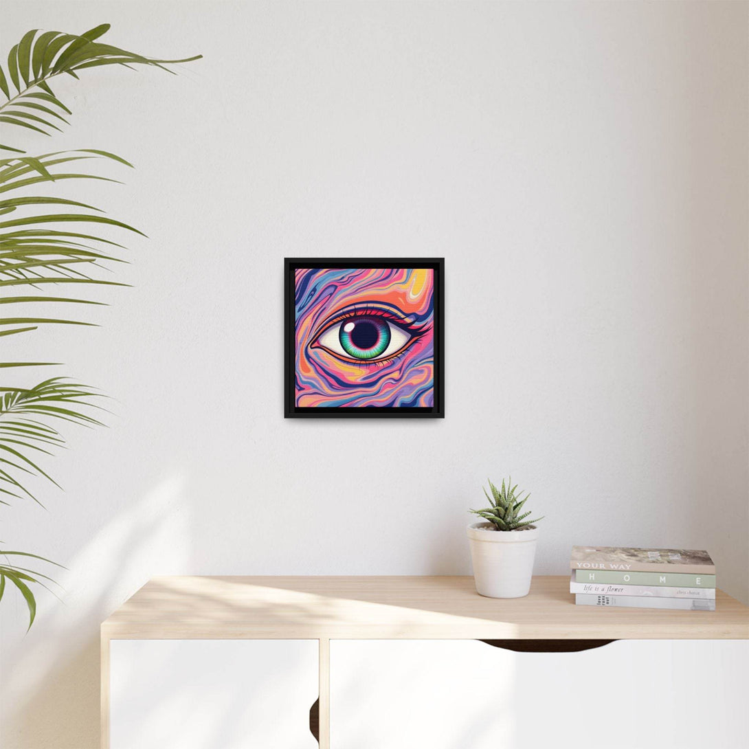 PsEyeFlow #26 - Vivid Echo - (Matte Canvas, Framed (Multi-color)) - Highdellic